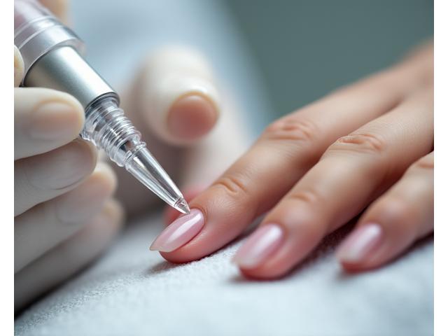 Ongles avec des poses Acrygel et gel